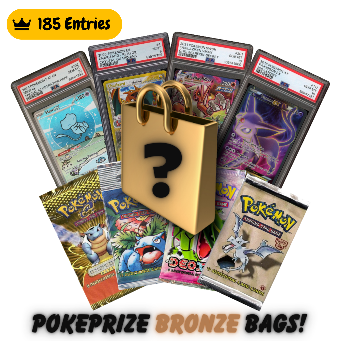 Pokemon Bronze Tier Mystery Bags (185 ENTRIES)